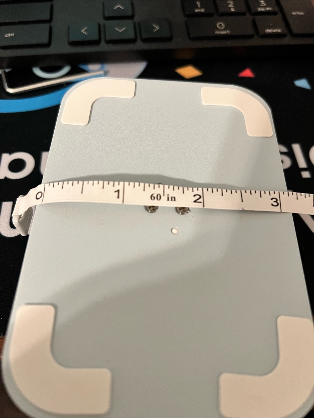 Light Blue Phone/Device Stand with Non-Slip Pads
